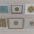 Stylish Ceiling Designs With Decorative Circular Patterns Framed Borders And Intricate Details 3d model