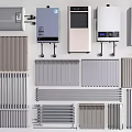 Various Types Of Modern Radiators With Different Styles And Metal Materials For Home Heating