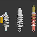 Modern shock absorber buffer spring tool 3d model