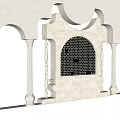 column cylinder 3d model