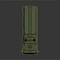 Green Military Armored Tank With Z Symbol And Heavy Duty Design