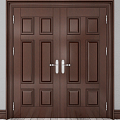 Jane Ou's mother door double door mother door door 3d model