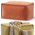 Colorful Velvet Ottoman Designs with Decorative Pillows and Cozy Blankets