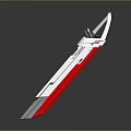 Modern Utility Knife Design With Red White Casing And Sharp Blade