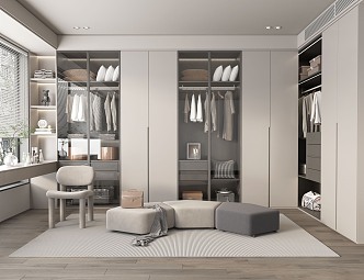 Modern Cloakroom 3d model