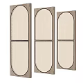 Screen Partition Bamboo Screen 3d model
