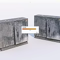 Industrial Equipment Metal Storage Cabinets With Textured Surface Two Units