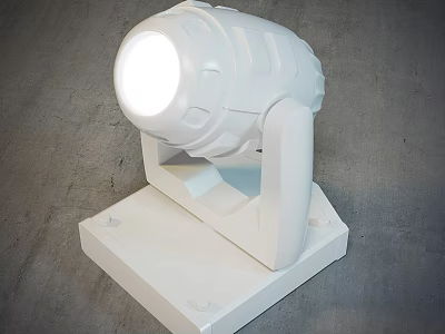 Modern White Downlight Spotlight with Sleek Design for Indoor Lighting 3d model