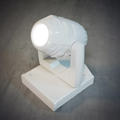 Modern White Downlight Spotlight with Sleek Design for Indoor Lighting 3d model