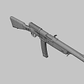 Vintage Bolt Action Rifle With Wooden Stock Metal Barrel And Detachable Magazine