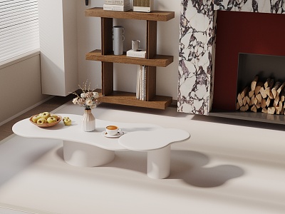 Modern coffee table model