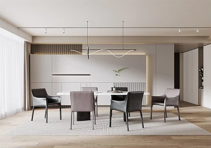 Modern Restaurant 3d model