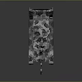 Modern Military Tank Vehicle With Camouflage Paint Turret Machine Gun And Tracks