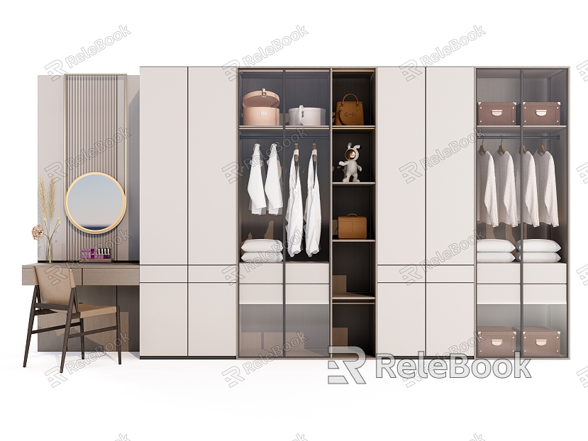 Simple home wardrobe model