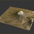 Geography, topography, mountain shape, ridge, ridge, valley, mountain range, canyon, geomorphology, mountain peak, mountain body 3d model