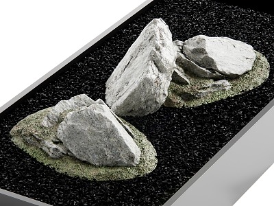 landscape stone landscape stone 3d model