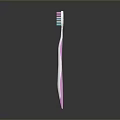 Three Different Colored Toothbrushes With White Brush Heads And Colored Bristles For Daily Use