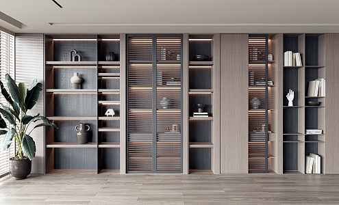 Modern Decorative Cabinet 3d model