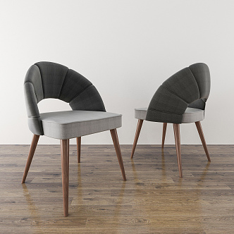 Nordic Dining Chair 3d model