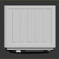BELLA Silver Mini Computer Host With Metal Shell Display Screen And Transparent Panel