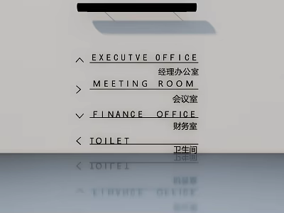 Functional Swing Door for Executive Office Meeting Room Finance Office Toilet 3d model