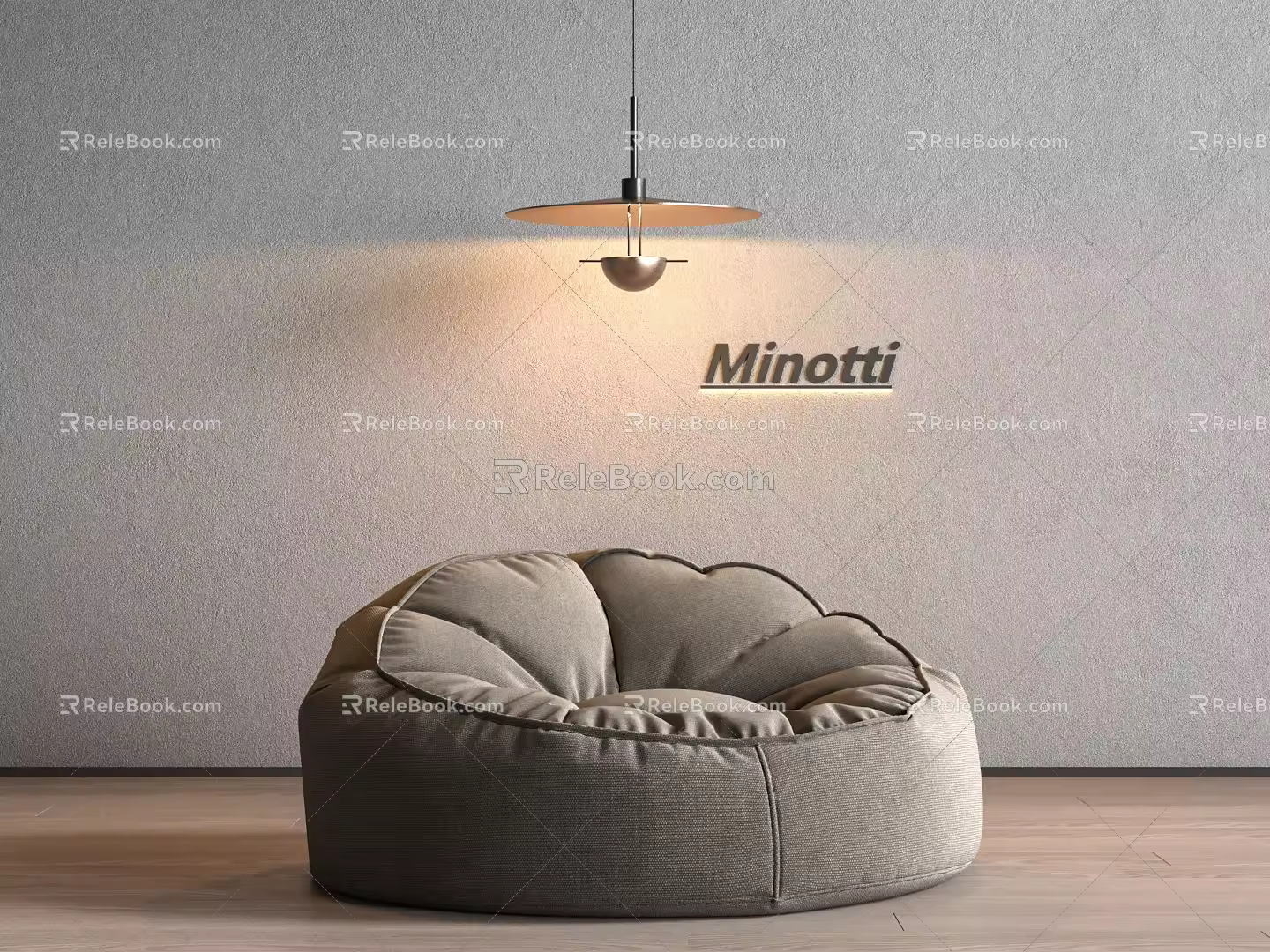 Modern Lazy Sofa 3d model