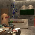Yunmei Clothing Store With Window Display Featuring Mannequins Green Plants Clock And Fashion Apparel
