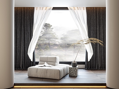 Style Curtain 3d model