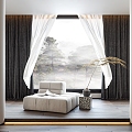 Style Curtain 3d model