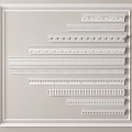 Gypsum line line foot ceiling corner line skirting line foot line cabinet door corner line 3d model