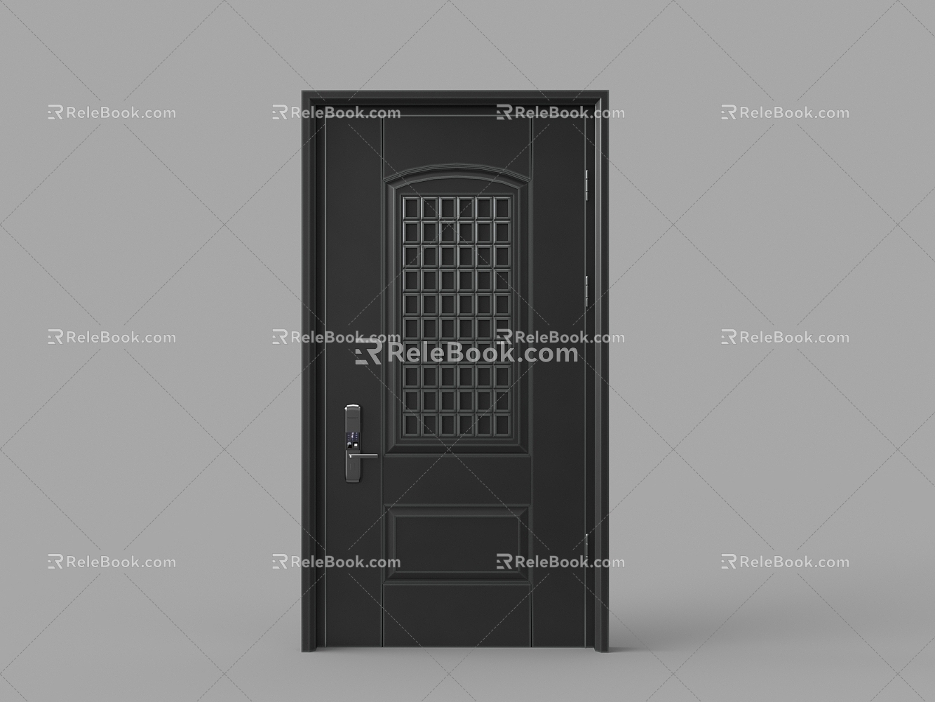 Household Metal Anti-theft Door Ventilation Door Entry Door Security Door 3d model