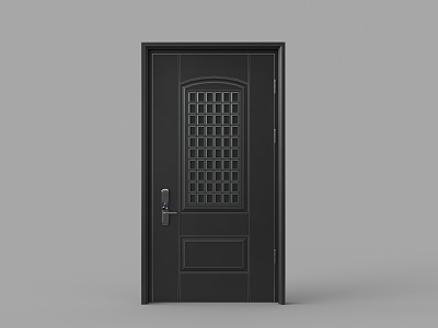 Household Metal Anti-theft Door Ventilation Door Entry Door Security Door 3d model