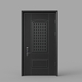 Household Metal Anti-theft Door Ventilation Door Entry Door Security Door 3d model