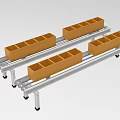 Industrial assembly line automatic assembly line belt line automatic transmission line 1560 3d model