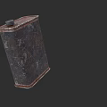Old Rusty Car Fuel Tank With Weathered Surface And Metal Lid