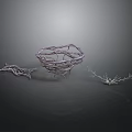 Detailed Organ And Hair Structure Models With Intricate Branching Patterns
