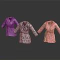 Stylish Bathrobes Collection with Purple Patterned and Pink Polka Dot Designs