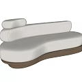 Silent Wind Curved Sofa 3d model