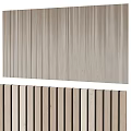 Vertical Striped Wooden Background Wall Design With Different Color Panel Options
