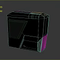 Modern Black TUF Gaming Computer Case With Transparent Panel And Sleek Design