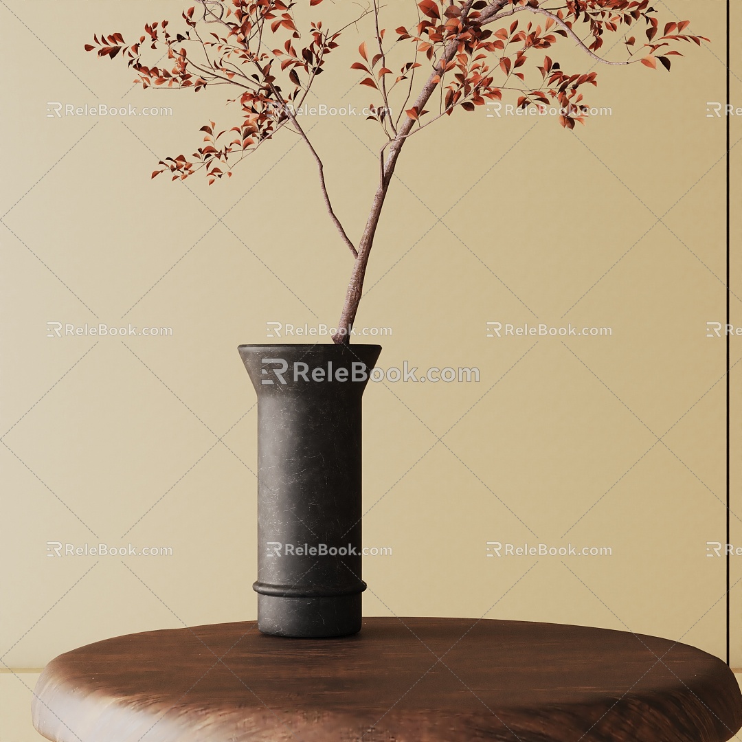 Modern Potted Plant 3d model