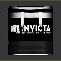 Black INVICTA Metallurgical Storage Bag With Handles And Brand Logo
