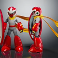 Modern game character small hero 3d model