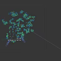 Aerial Planning Layout With Road Cars Trees And Green Scenic Landscape