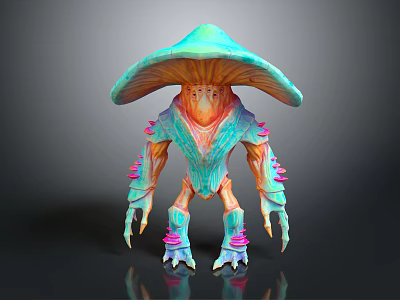 Modern Game Character Monster Monster Alien Monster 3d model