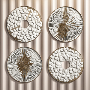 Modern wall decoration wall decoration pendant 3d model