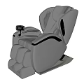 Luxury Ergonomic Massage Chair With Comfortable Upholstery And Leg Rest Design