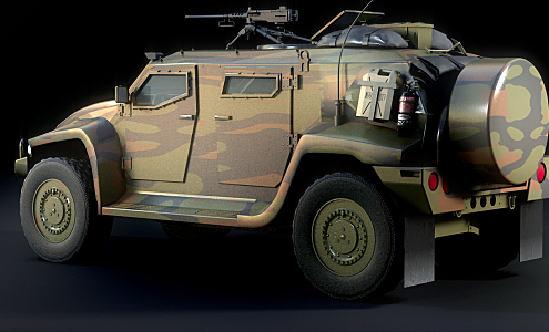 modern military vehicles 3d model