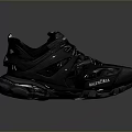Stylish Balenciaga Gray Sneakers As Daily Life Product With Thick Sole And Strap Design