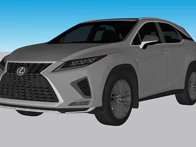 Lexus SUV Modern Front Grille Sleek Headlights And Sporty Exterior Design 3d model
